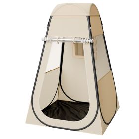 Pop up Sports Tent, 47x47 in Clear Bubble Tent for 1 Person, Waterproof Outdoor Pod with Floor Mat & Top Cover, Garden Igloo Dome Tents Camping Shelt