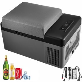 Portable Refrigerator 21 Quart(20 Liter),12 Volt Refrigerator App Control(-4 to 68 F), Car Refrigerator Electric Compressor Cooler with 12/24v DC & 1