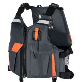 Life Vest for Watersports (PFD), Life Jacket with Waterproof Nylon & 110N Buoyancy, Life Vest/Jacket for Any Water Activity-Fishing, Kayaking, Surfin