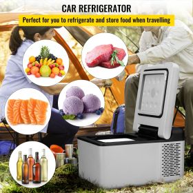 12 Volt Refrigerator 10 Qt, Portable Mini Freezer -4 to 68 F with APP Control Car Compressor Fridge Cooler 12V/24V DC and 110-220V AC For Camping, Ro