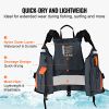 Life Vest for Watersports (PFD), Life Jacket with Waterproof Nylon & 85N Buoyancy, Life Vest/Jacket for Any Water Activity-Fishing, Kayaking, Surfing