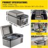 Portable Refrigerator 21 Quart(20 Liter),12 Volt Refrigerator App Control(-4 to 68 F), Car Refrigerator Electric Compressor Cooler with 12/24v DC & 1