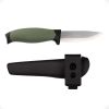 Fixed Blade Camping Knife with Rotatable Sheath, 4.1 Inch Stainless Steel Blade Fishing Knife with Non-Slip Grip, Suitable for Outdoor, Survival, Cam