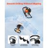 Gas Powered Ice Auger, 52CC 2-Stroke Ice Fishing Augers with 8" Steel Drill Bit, Cold-Resistant & Portable Post Hole Digger, Precise and Fast Drillin