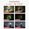 Rechargeable Flashlight, High Lumens LED Flashlight with 6 Lighting Modes, IP66 Waterproof Handheld Flash Light for Home, Hiking, Camping, Emergencie