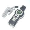 7-in-1 Multifunctional Outdoor Emergency Survival Whistle With Lanyard For Kayaking; Boating; Hiking; Camping; Climbing; Hunting; Fishing; Rescue Sig