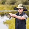2025 New Solar Fan Outdoor Fishing Hat-Solar Sun Protection Sun Hat With Fan Solar Fan Hat Dual Power Supply Fan Outdoor Fan Solar Powered Outdoor Fi