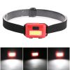 Mini 3W COB Led Head Lamp; 3 Modes Waterproof Head Lamp; Head Flashlight Outdoor Camping Night Fishing Head Lamp; Batteries Not Included; Christmas L